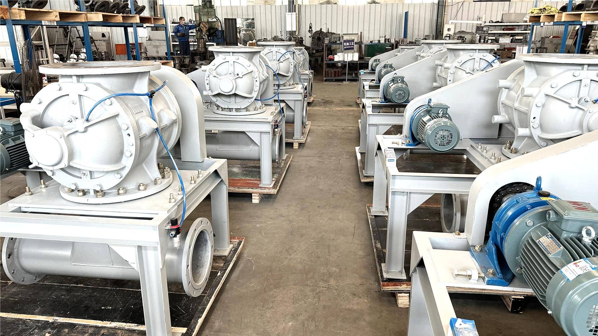 尾矿渣气力输送