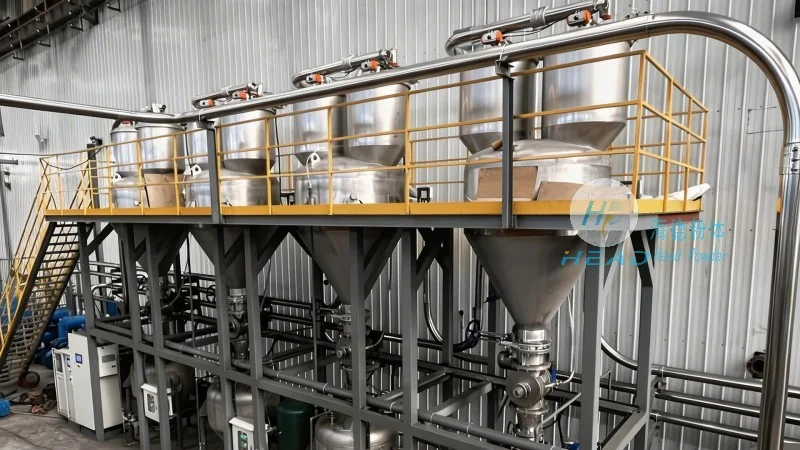 干粉尘物料气力输送线厂家,价格多少钱一套?