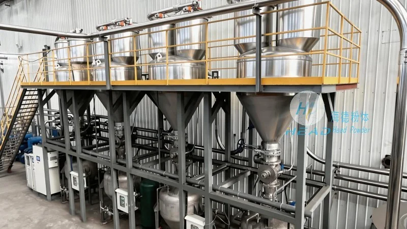 石膏灰物料气力输送线厂家,价格多少钱一套?