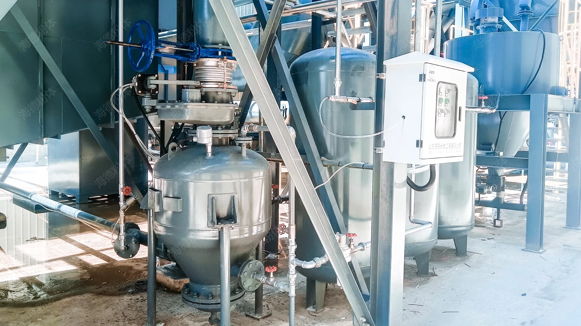 电厂清灰粉体输送系统厂家(图2)